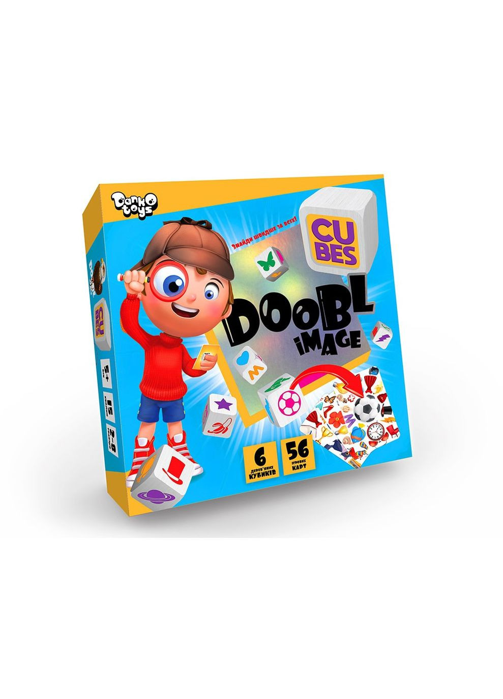 Игра настольная Doobl Image Cubes (укр) (DBI-04-01) Danko Toys (364113852)