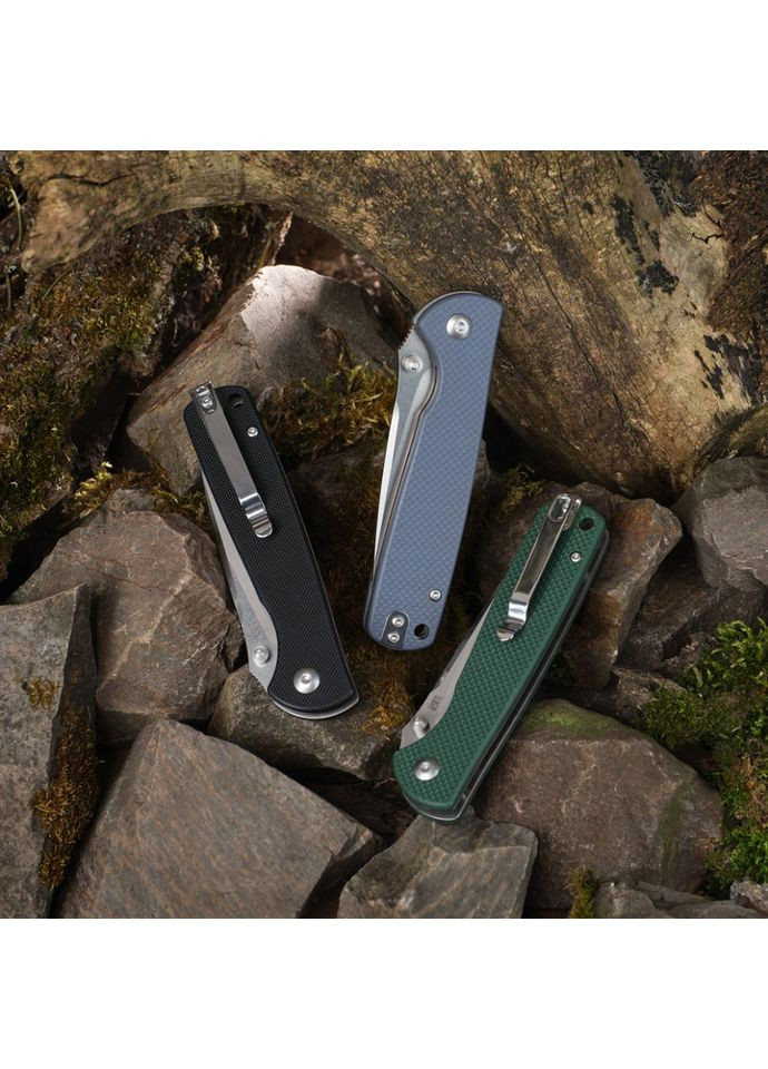 Складной нож G6805-GB – сталь 8Cr14, зеленая рукоять G10 Ganzo (365820351)