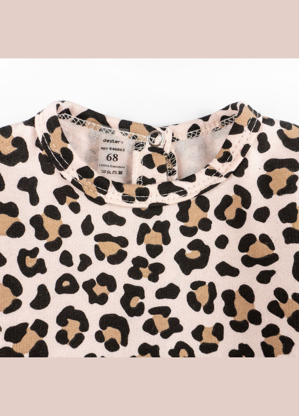 Боді-сукня для дівчинки леопардова з фатіновою спідницею Leo Коричневий dexter's (302211051)