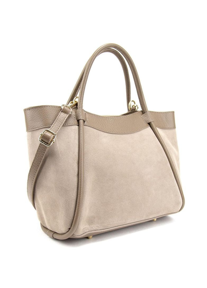 Сумка классическая женская на плечо из натуральной замши и кожи повседневная флотарь Italy RoyalBag F-IT-7668T (362948017)