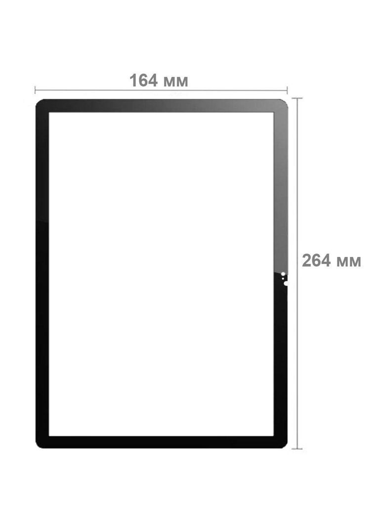 Защитное стекло 10D для планшета Lenovo Tab P11 2nd Gen 11.5" (TB350/TB-355) - Black BeCover (280931862)