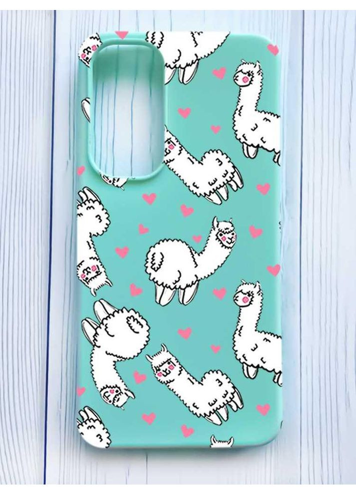 Матовый чехол на Samsung Galaxy A35 (A356) Ламы (принт 95) Creative (355392284)