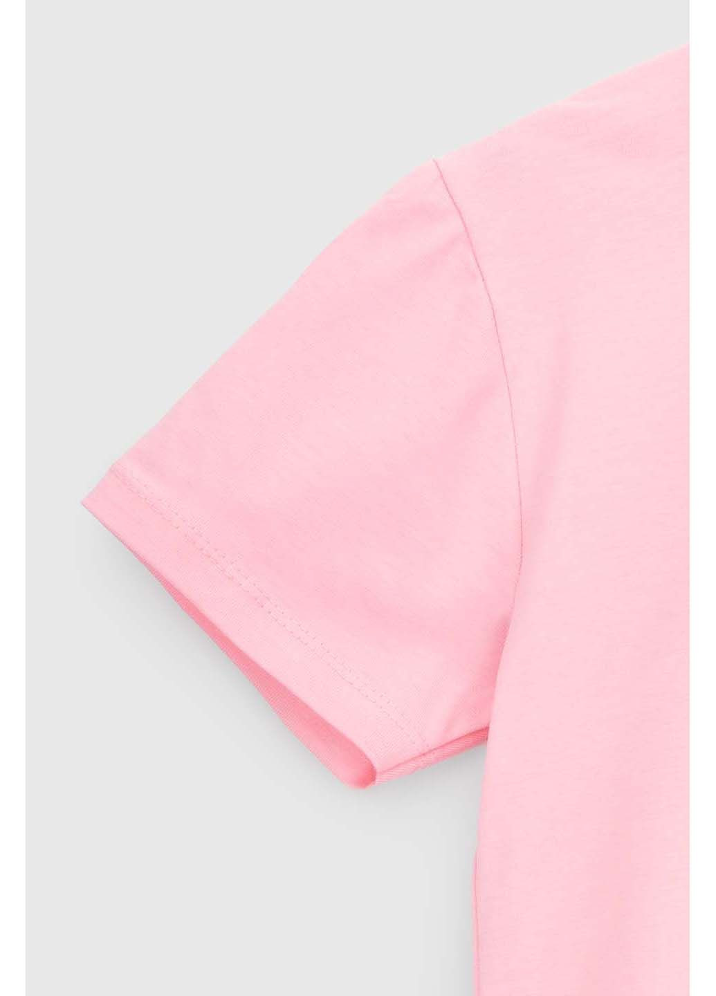 Рожева демісезонна футболка Ecrin