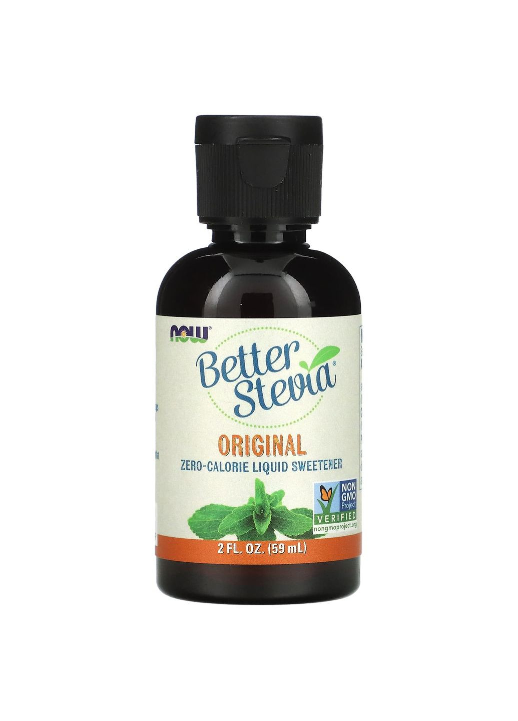 Стевия, Better Stevia, жидкий подсластитель с нулевой калорийностью, оригинал, 59 мл Now Foods (351384335)