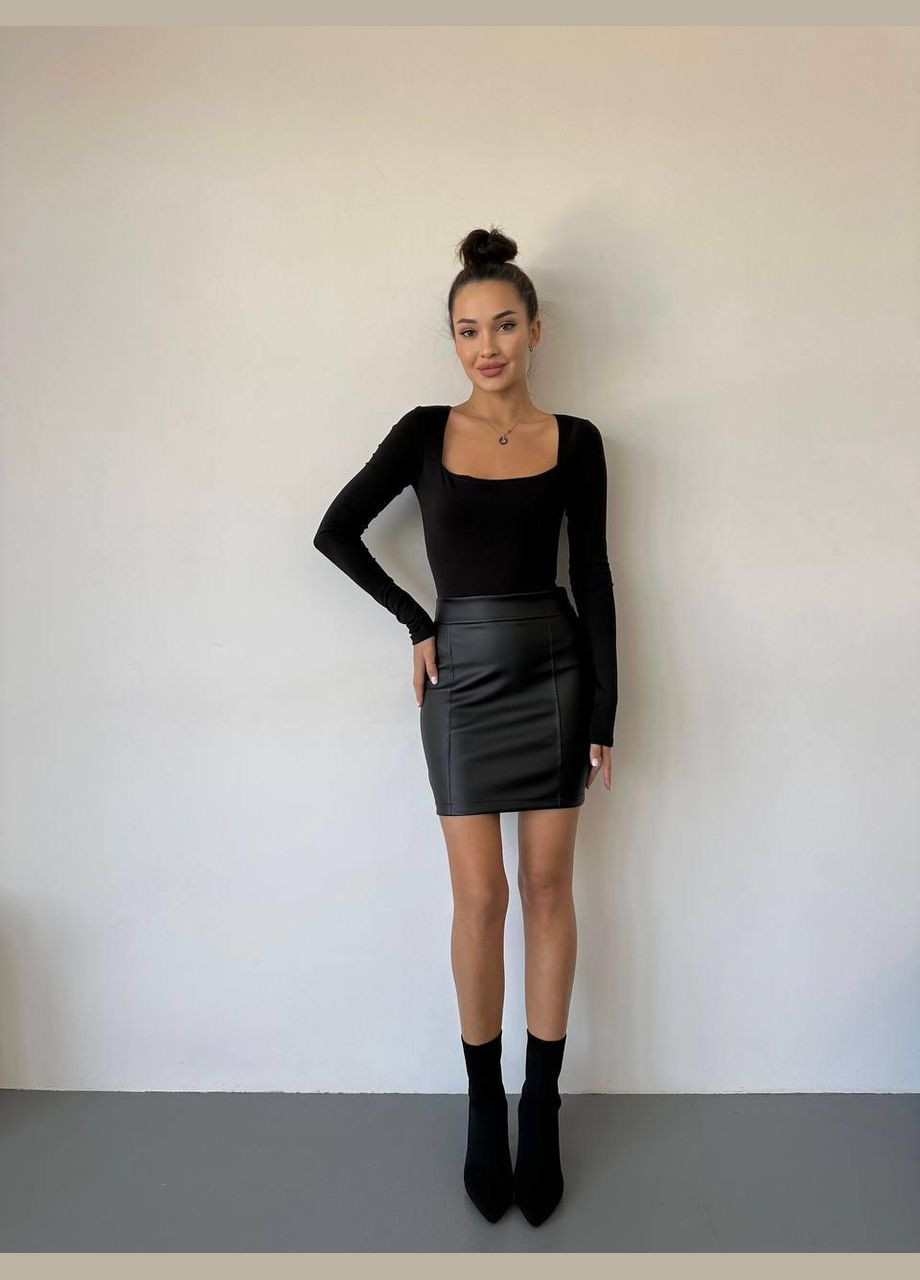 Спідниця жіноча-трансформер, шкіряна, чудова якість тканини та пошиття JUGO Atelier № 031 (303106764)