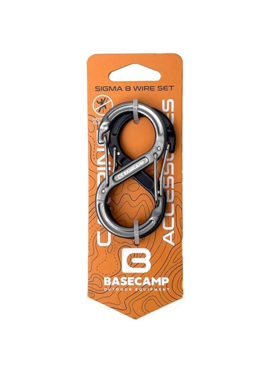 Набір сервісних карабінів Sigma 8 Wire Set (2 шт.) BaseCamp (367081251)