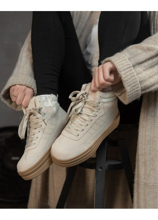 Зимові жіночі кросівки tezis No Brand бежеві зими (359401566)