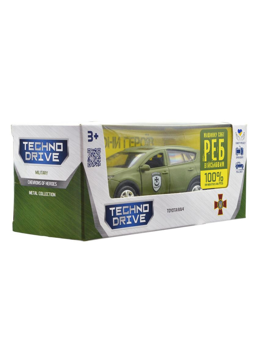 Автомодель серії Шеврони Героїв - Toyota RAV4 - Буря TechnoDrive (360899074)