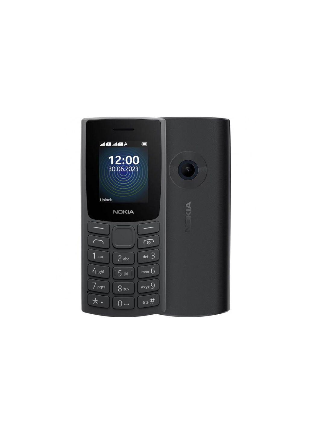 Телефон кнопковий 110 DS 2023 charcoal (TA1567) Nokia (285719549)