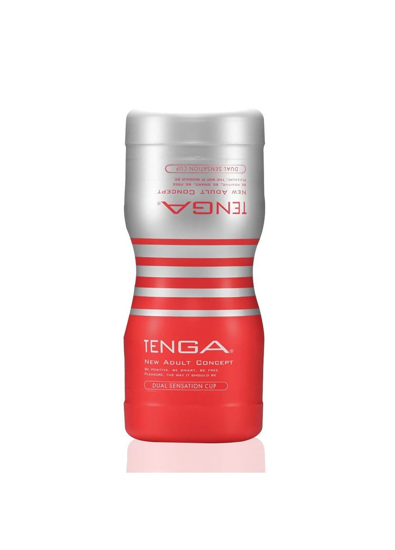 Мастурбатор Dual Sensation Cup двухсторонний, с двумя независимыми каналами Tenga (369948175)
