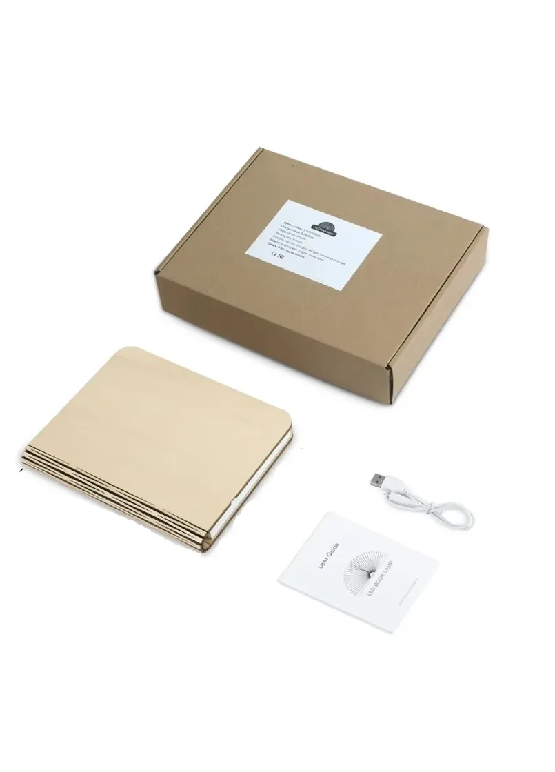 Складная LED лампа-книжка 14,5×10,5×2,5 см с регулировкой яркости Digital (408380997)