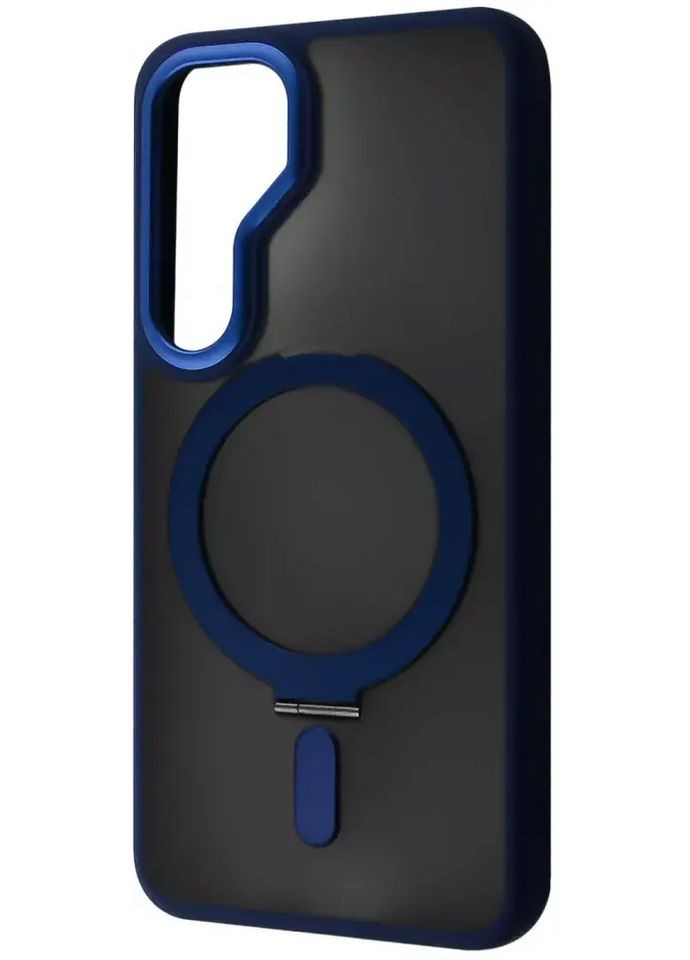 Чехол Attraction with Magnetic Ring для Samsung Galaxy S25 (blue) Wave (360422100)