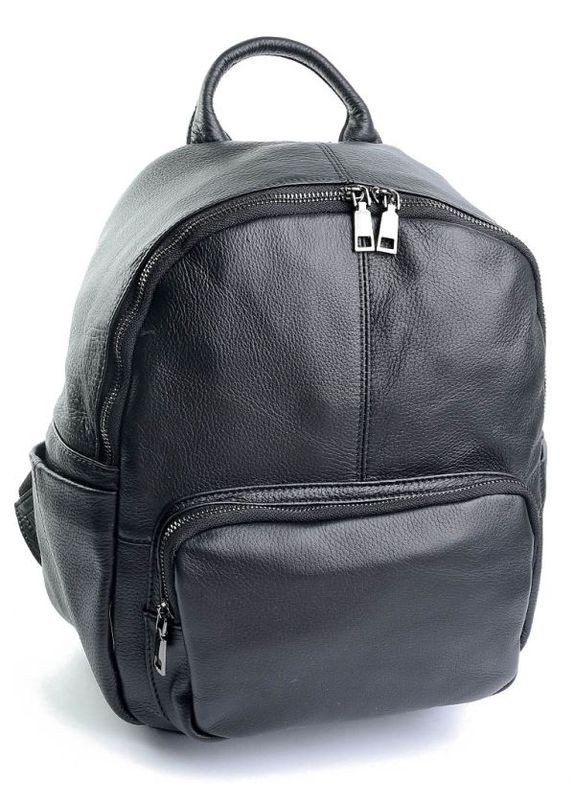 Женский кожаный рюкзак черный No Brand (292557737)
