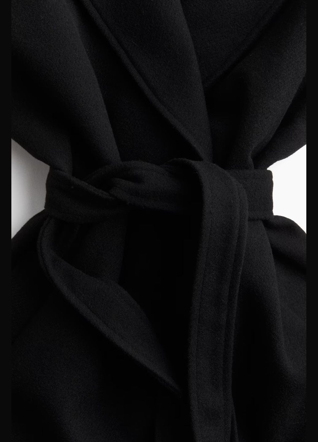 Чорне демісезонне Пальто вкорочене H&M