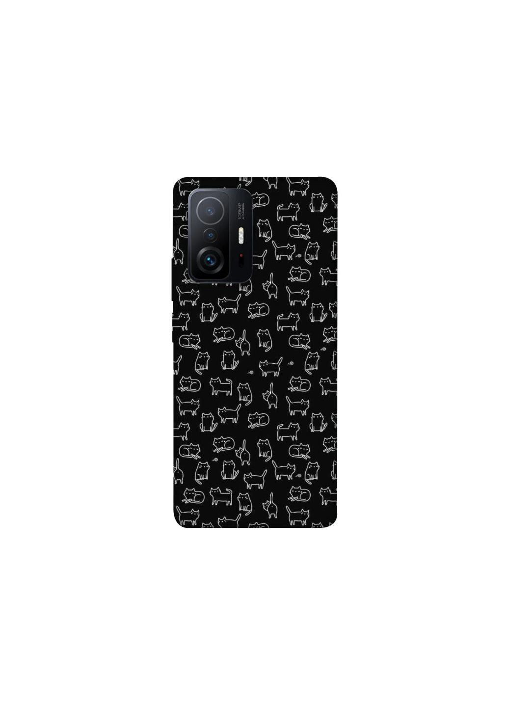 Чохол на Xiaomi 11T / 11T Pro Black Cats Frontalka (361085309)