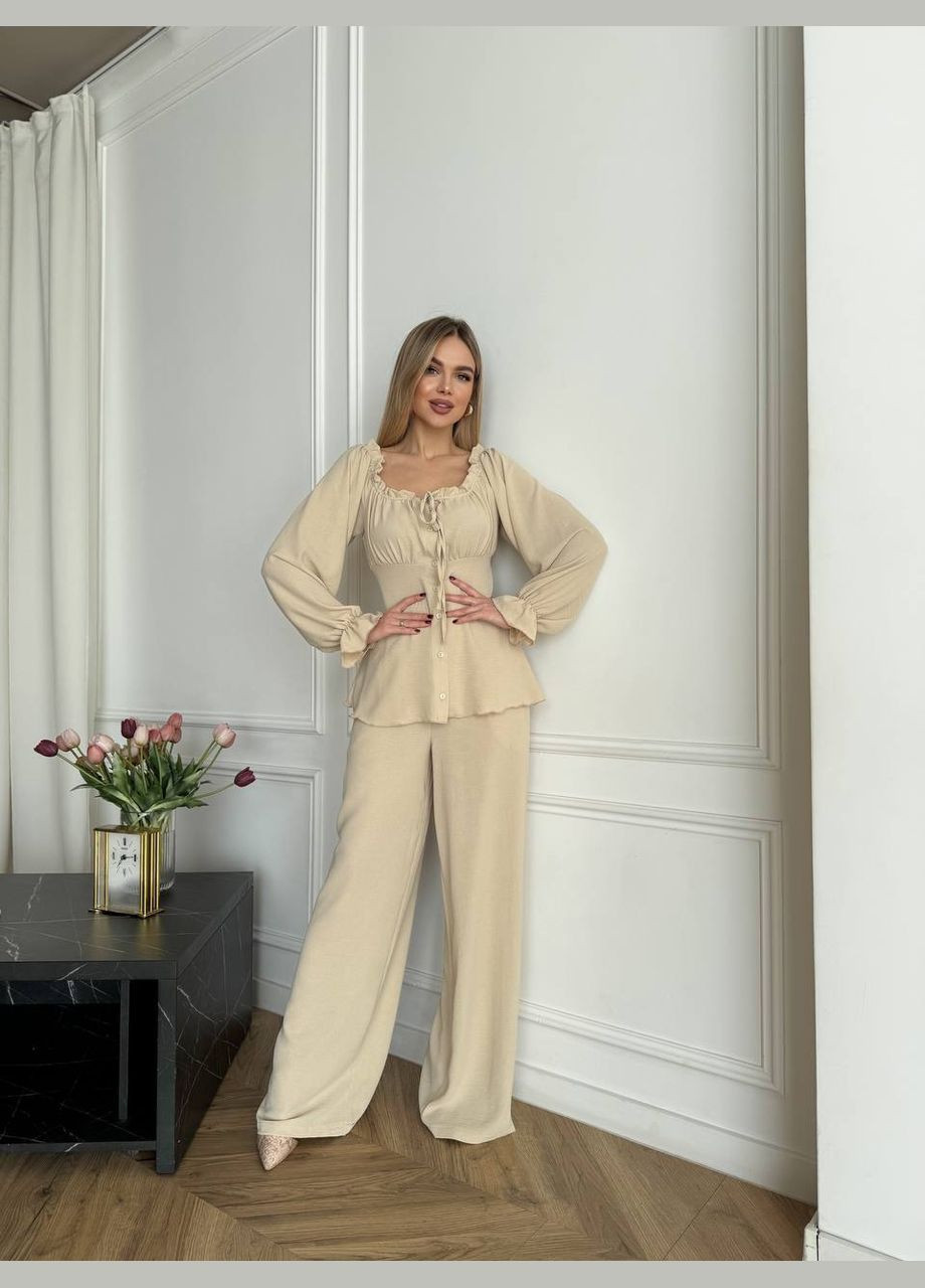 Женский костюм блузка+брюки Україна (329182148)