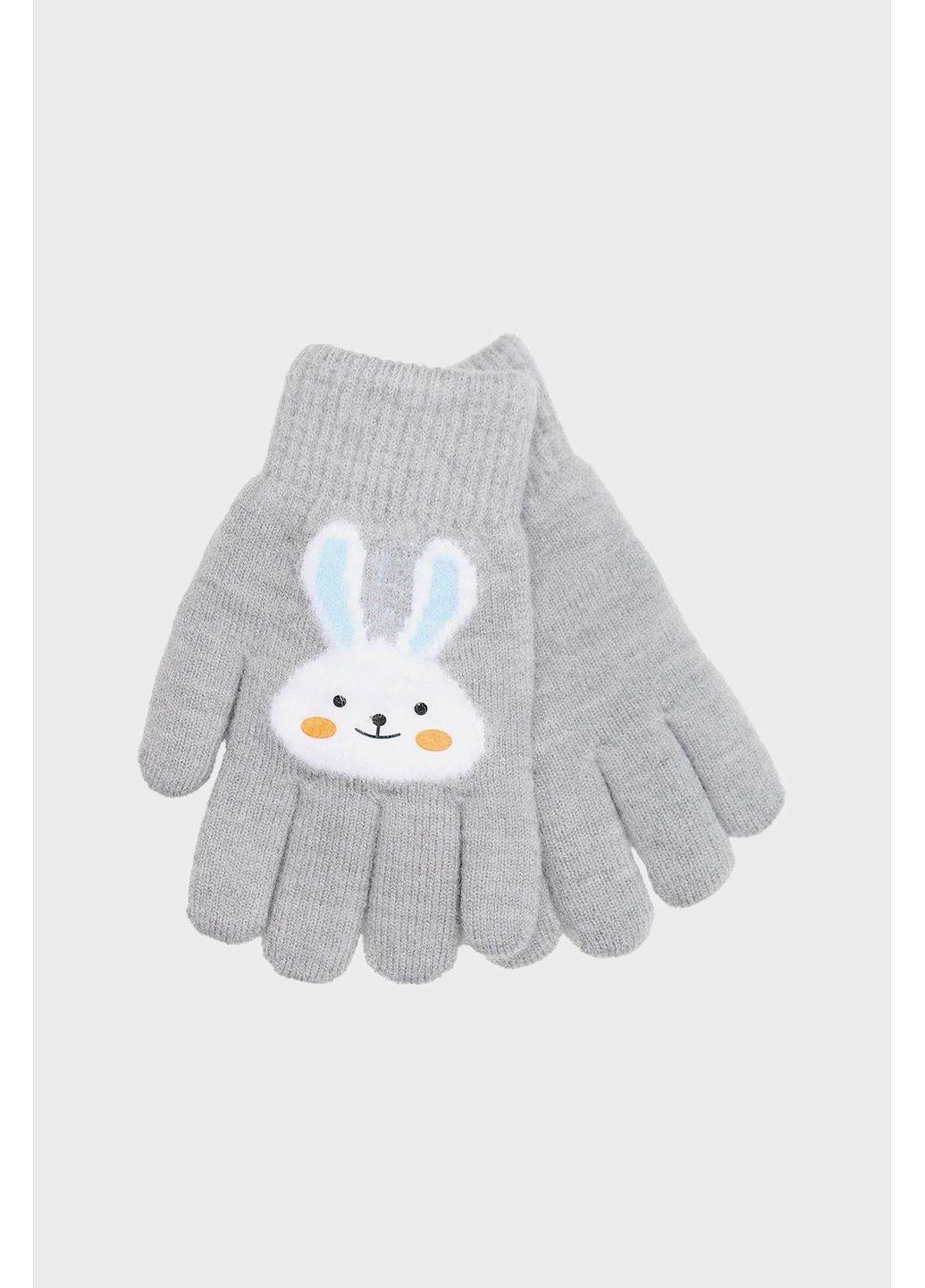 Перчатки для девочки цвет светло-серый ЦБ-00284995 Rubi (365699695)