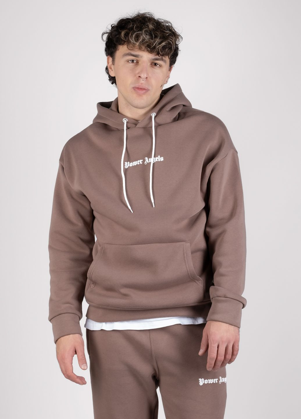 Худі чоловіче " ANGEL" коричневе 344621 Power (313399739)