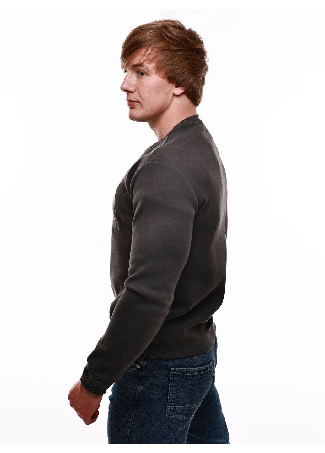 Серый свитшот мужской (366152332)