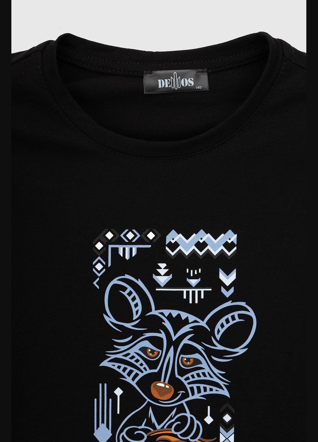 Черная летняя футболка патриотическая детская s-p-kb02302-fl 116 см черный (2000990627254s) shop (2000990627254) Demos