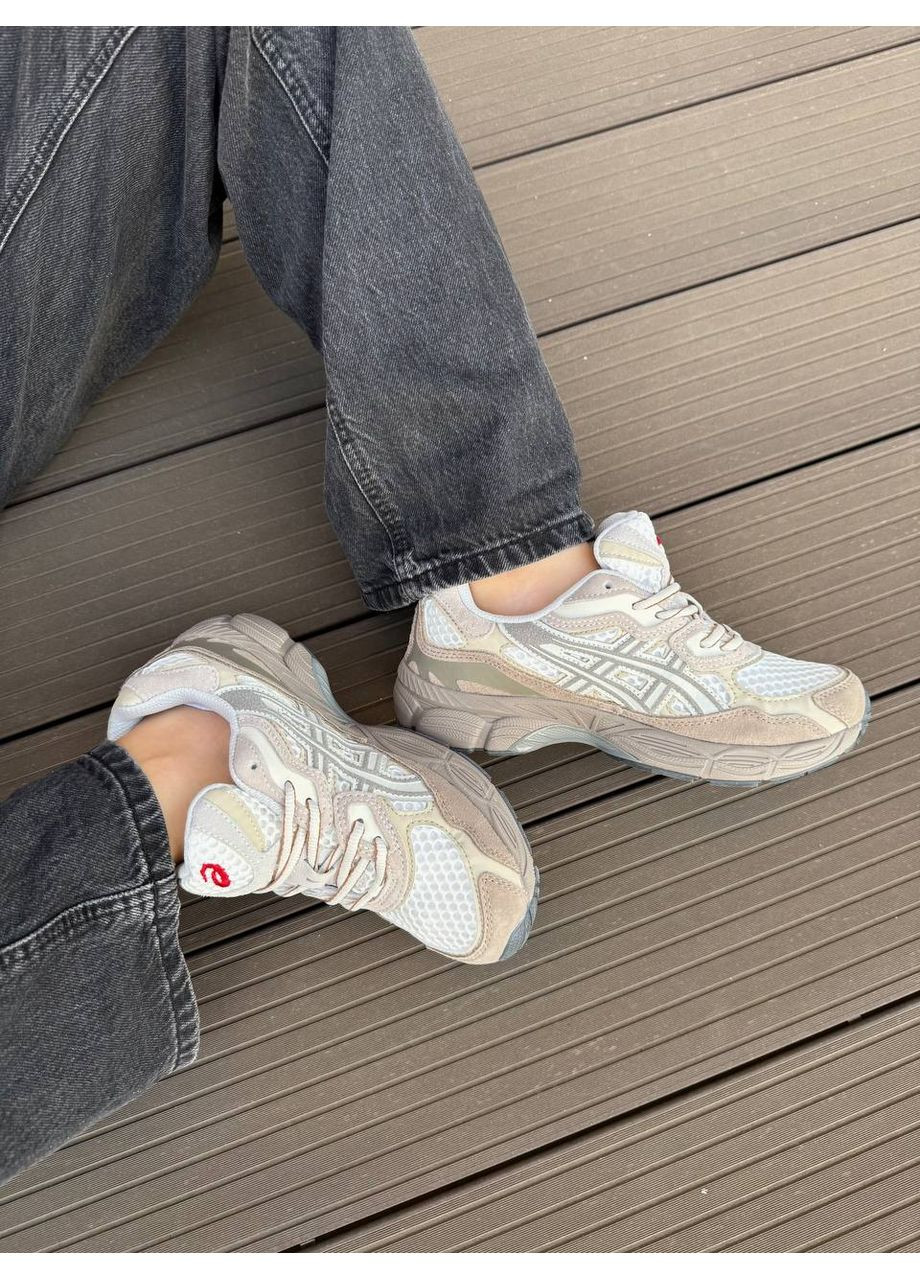 КРОССОВКИ ЖЕНСКИЕ ASICS GEL BROWN PREMIUM АСИКС ГЕЛЬ No Brand комбинированные демисезоны (369388764)