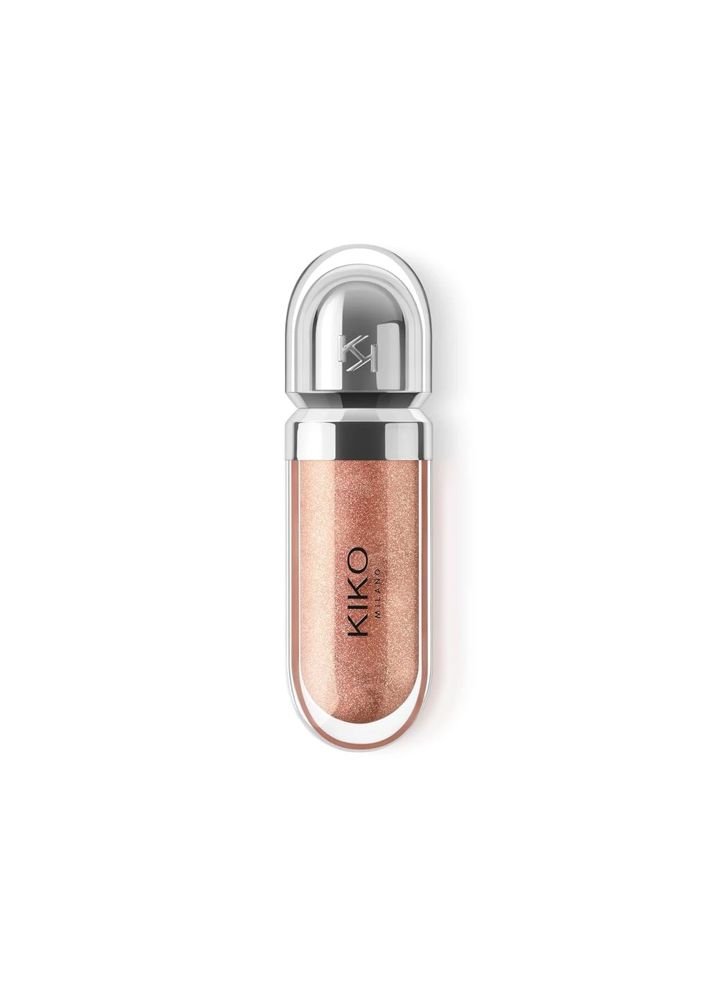 Блеск для губ 3D Hydra lip gloss 6,5 мл №18 Golden Sparkle Kiko Milano (376855694)