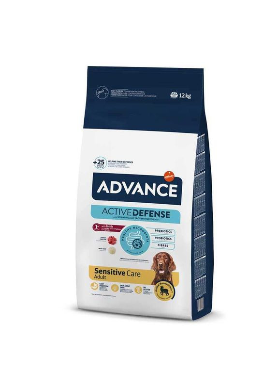 Корм з ягням для дорослих собак з чутливим травленням Dog Sensitive Lamb - 12 кг Advance (327069321)