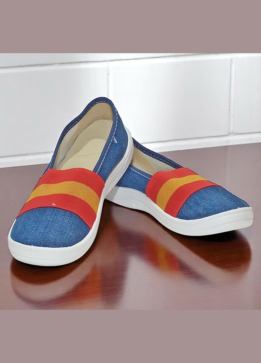 Ортопедичні джинсові текстильні сліпони для дівчинки Валді Waldi (342716028)