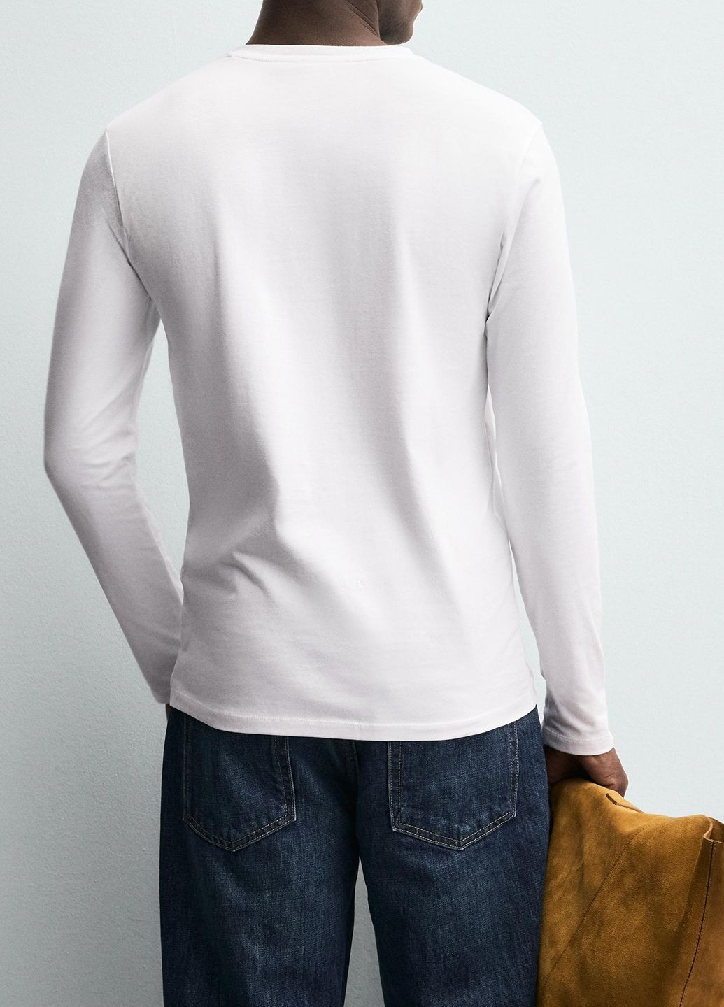 Белый демисезонный лонгслив Zara