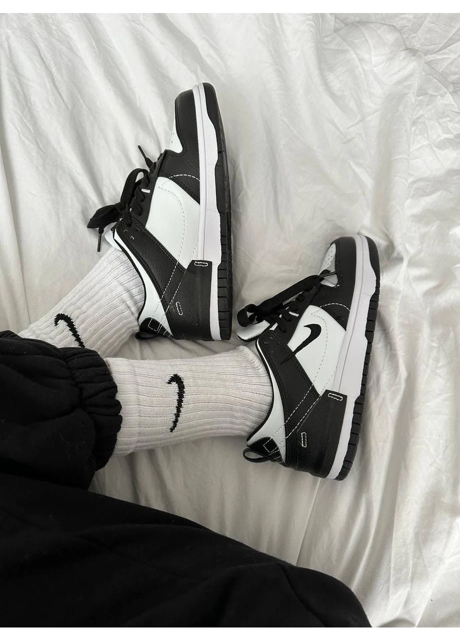 Білі літні кросівки nike dunk disrupt 2 black white найк данк No Brand