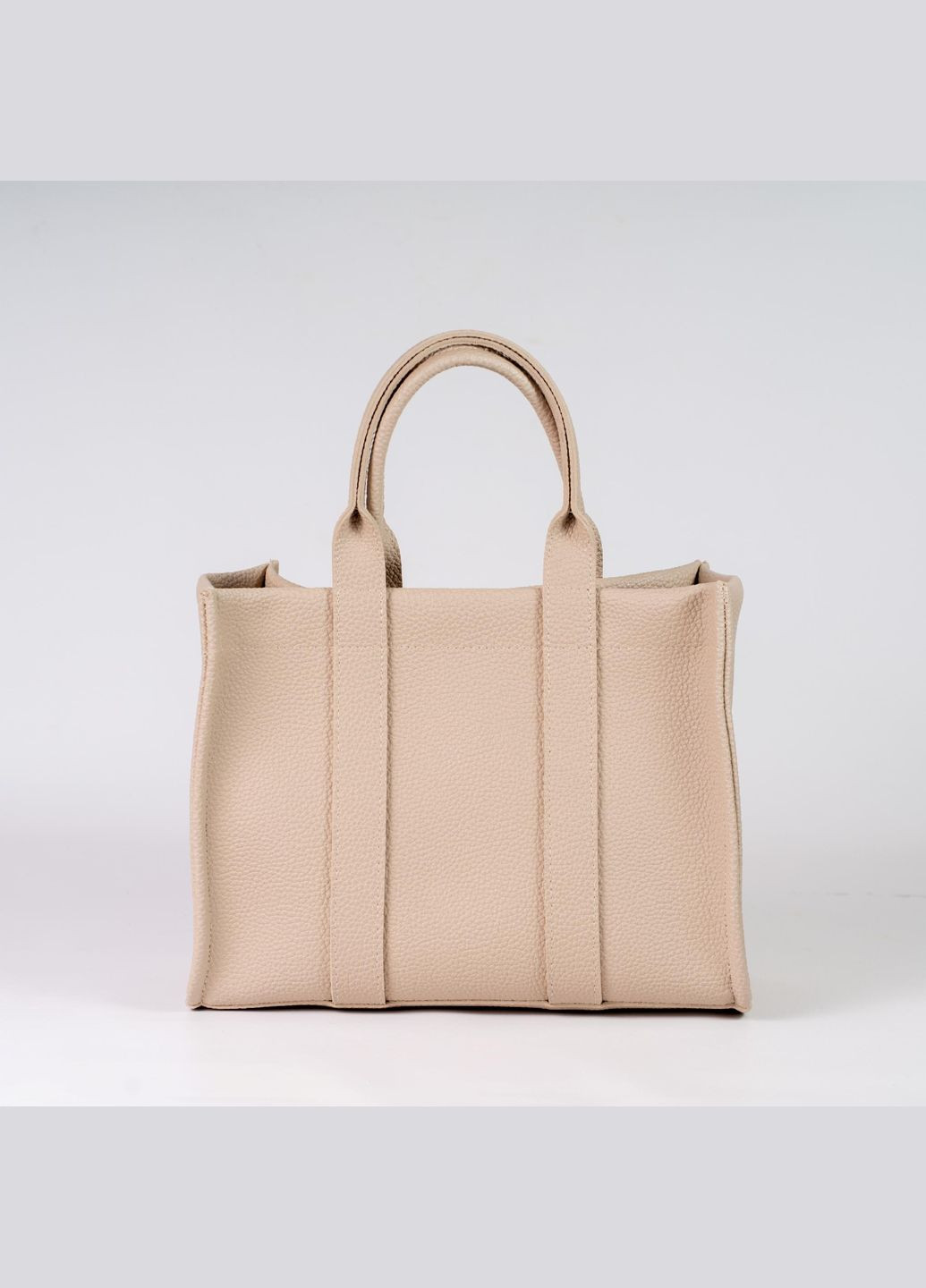 Сумка женская Шопер функциональная бежевая из экокожи NIUNIU (331111643)