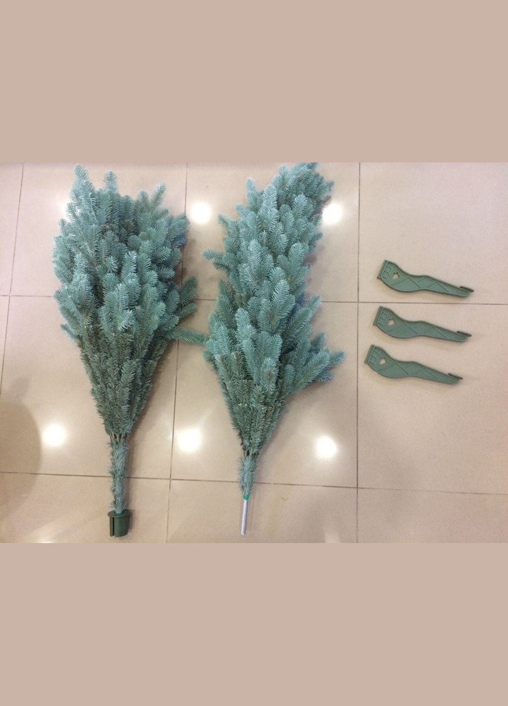 Штучна лита ялинка Альпійська Блакитна 270 см Kvazar (312015981)