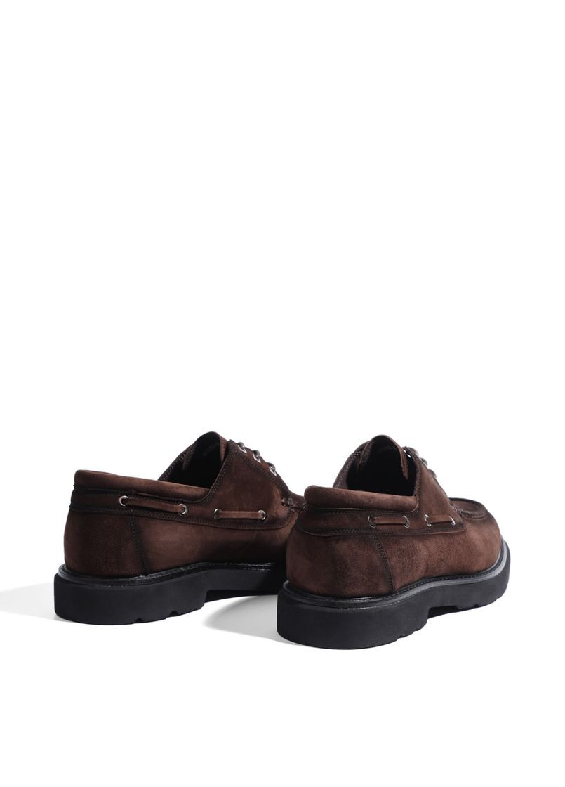 Коричневые мужские туфли mu308a-60-y3 коричневый замша Miguel Miratez