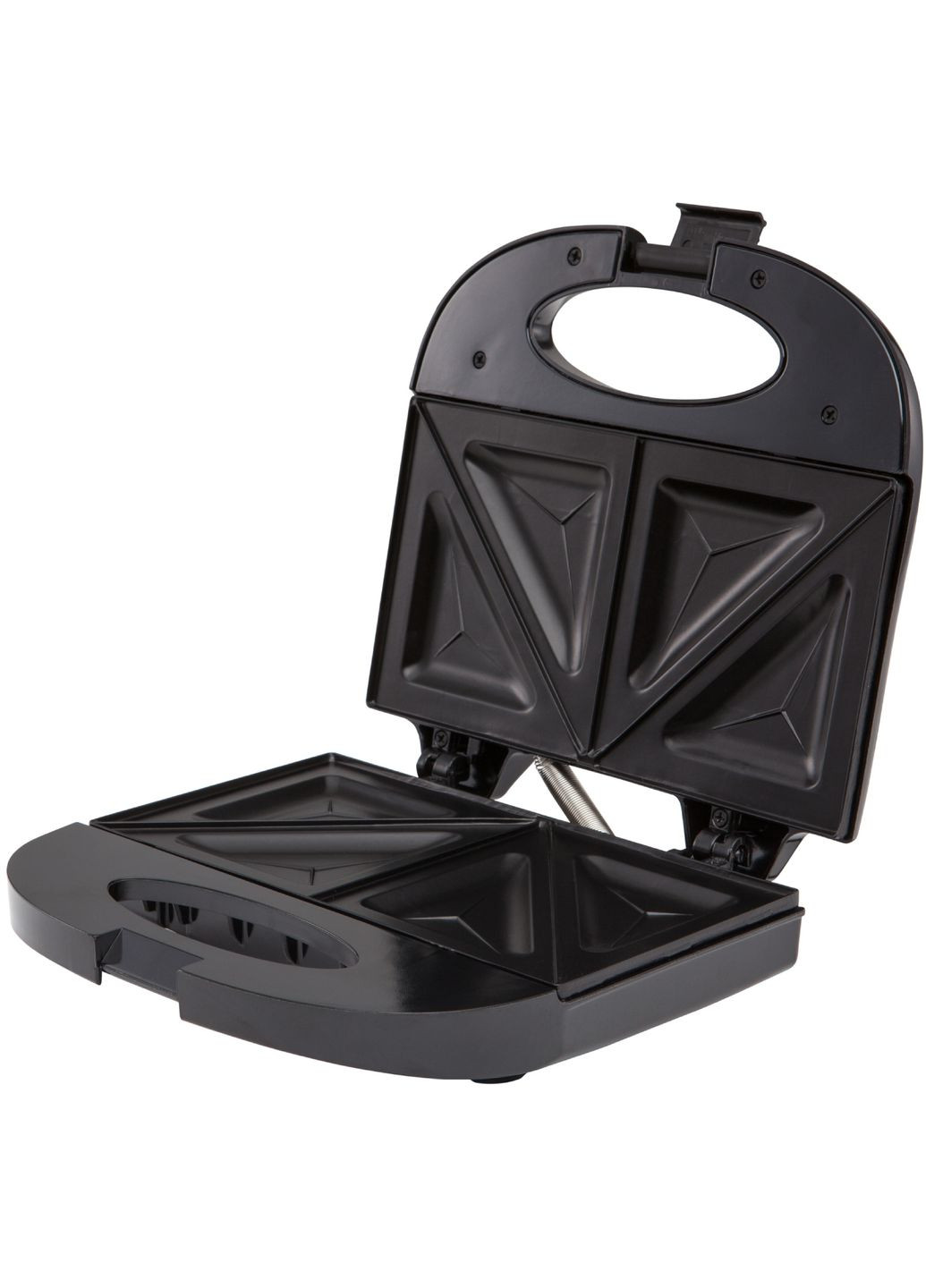 Сендвічниця MS 3032 850Вт/ незмінні пластини/ вертикальне зберігання/ чорна Mesko (360400281)