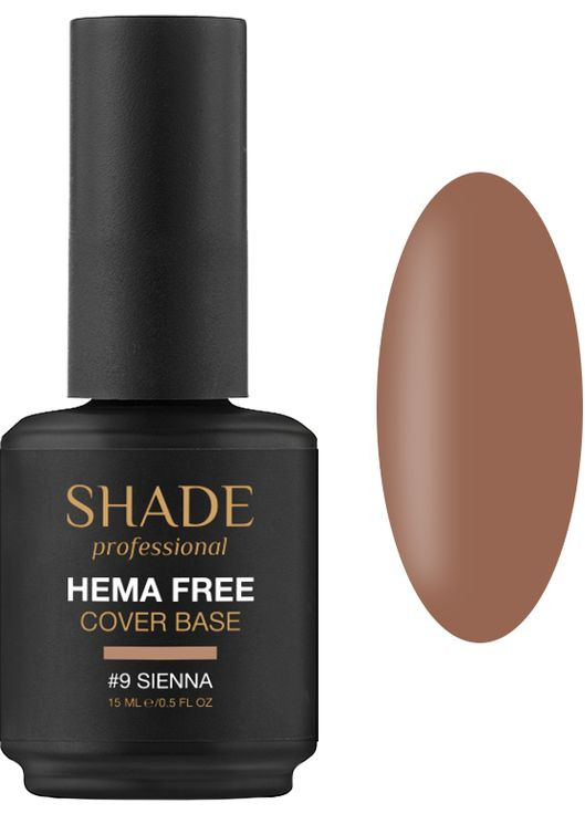 База cover Hema Free №9 Sienna Shade15 мл Shade (352183287)