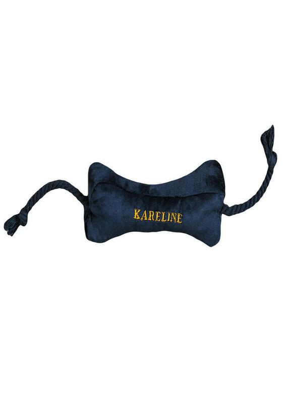 М'яка іграшка Кістка з канатом для собак - 4х5,5х35 см Kareline (364819944)