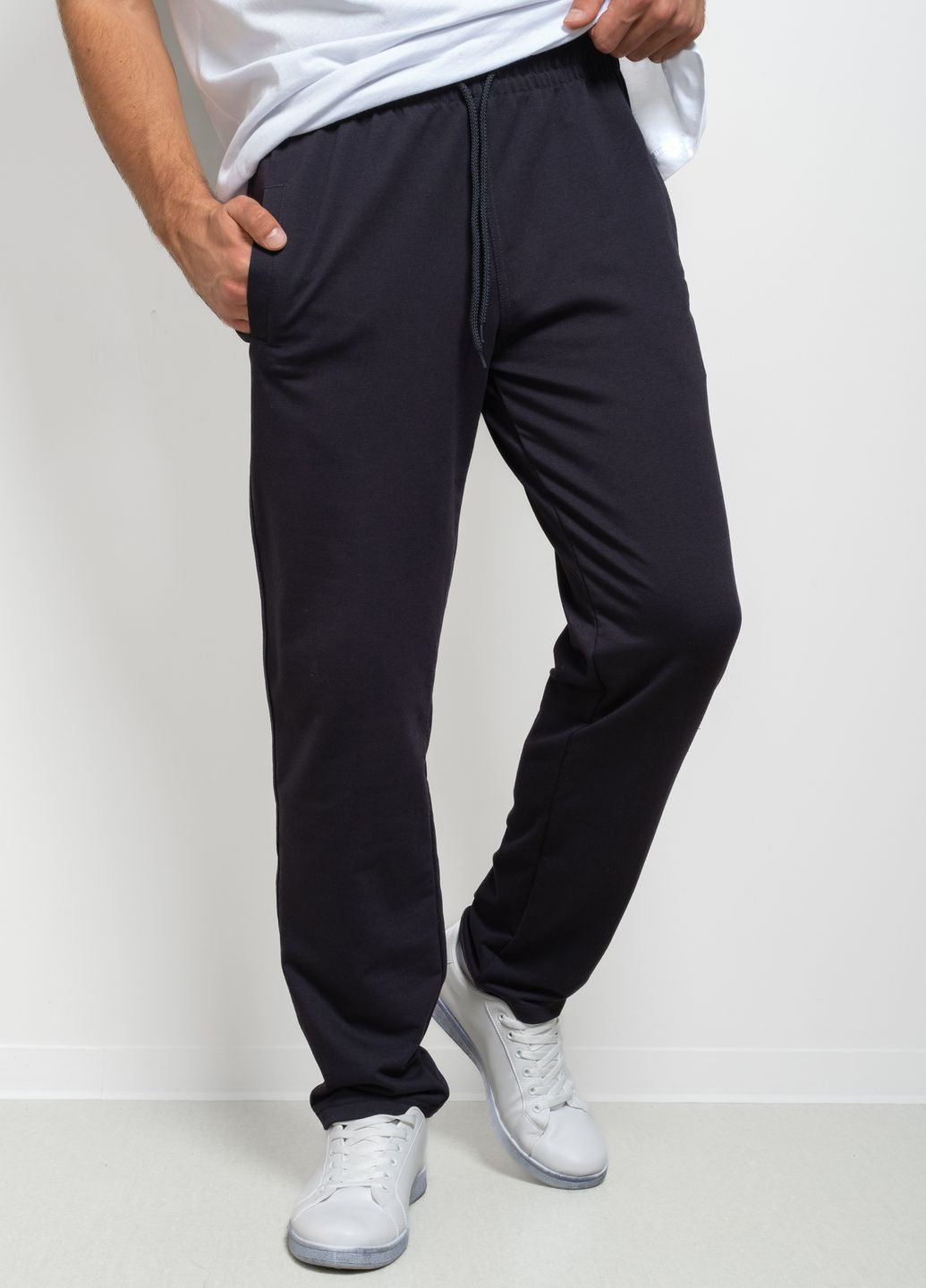 Синие демисезонные прямые брюки Power