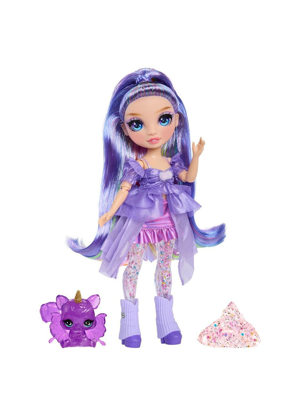 Ігровий набір з лялькою серії Rainbow Shimmers - Віолетта Rainbow High (364237661)