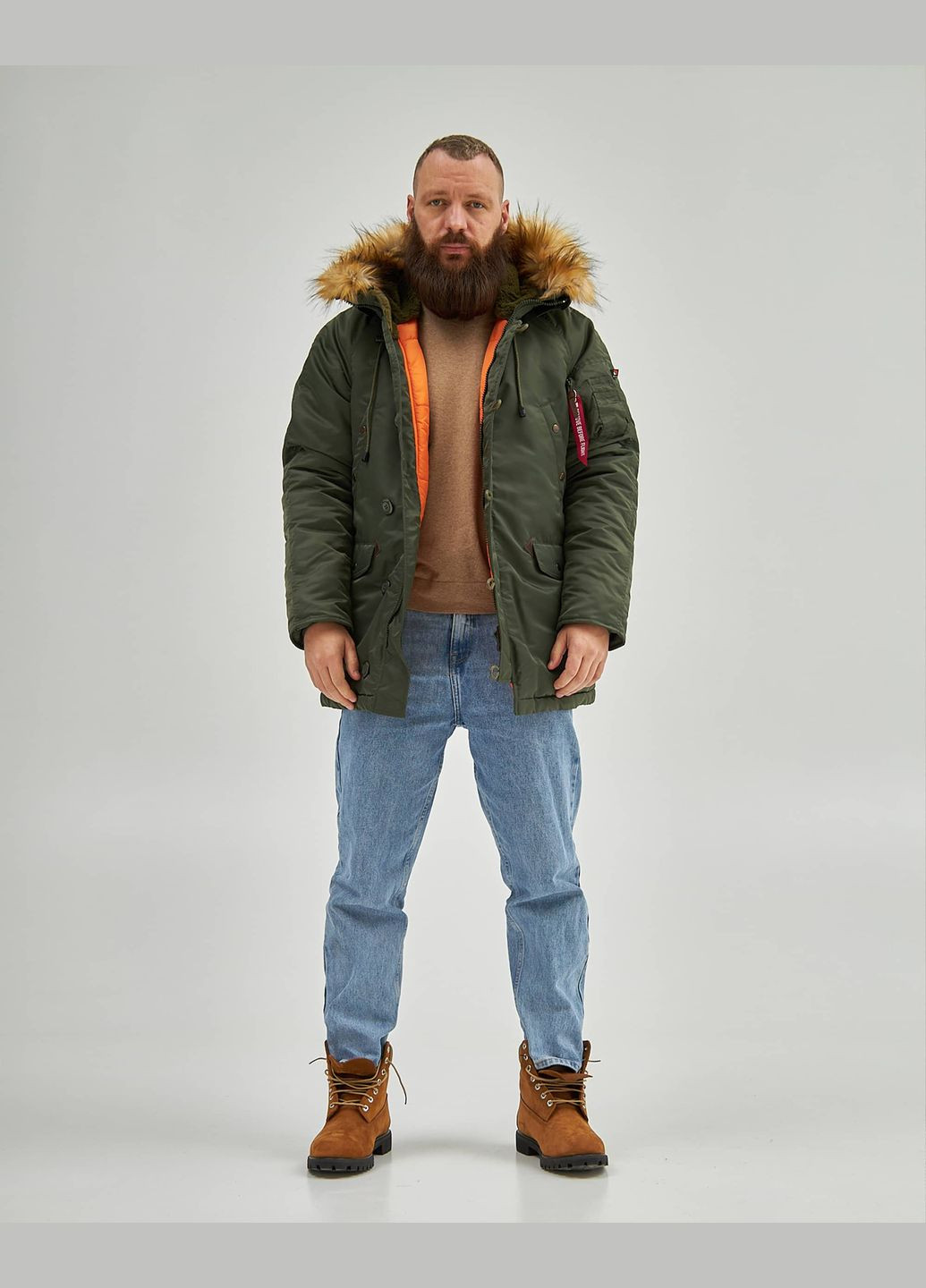 Оливкова (хакі) зимня аляска n-3b classic Olymp 21-AM-N-3B-BL