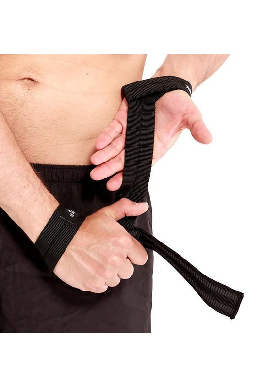 Кистьові лямки для силових тренувань пара Чорні AOLIKES (350202676)