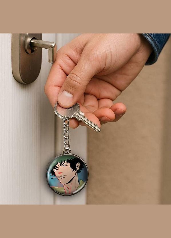 Набор подвеска (кулон) и брелок Аниме Ковбой Бибол #03 (подарочный набор) No Brand (332633825)