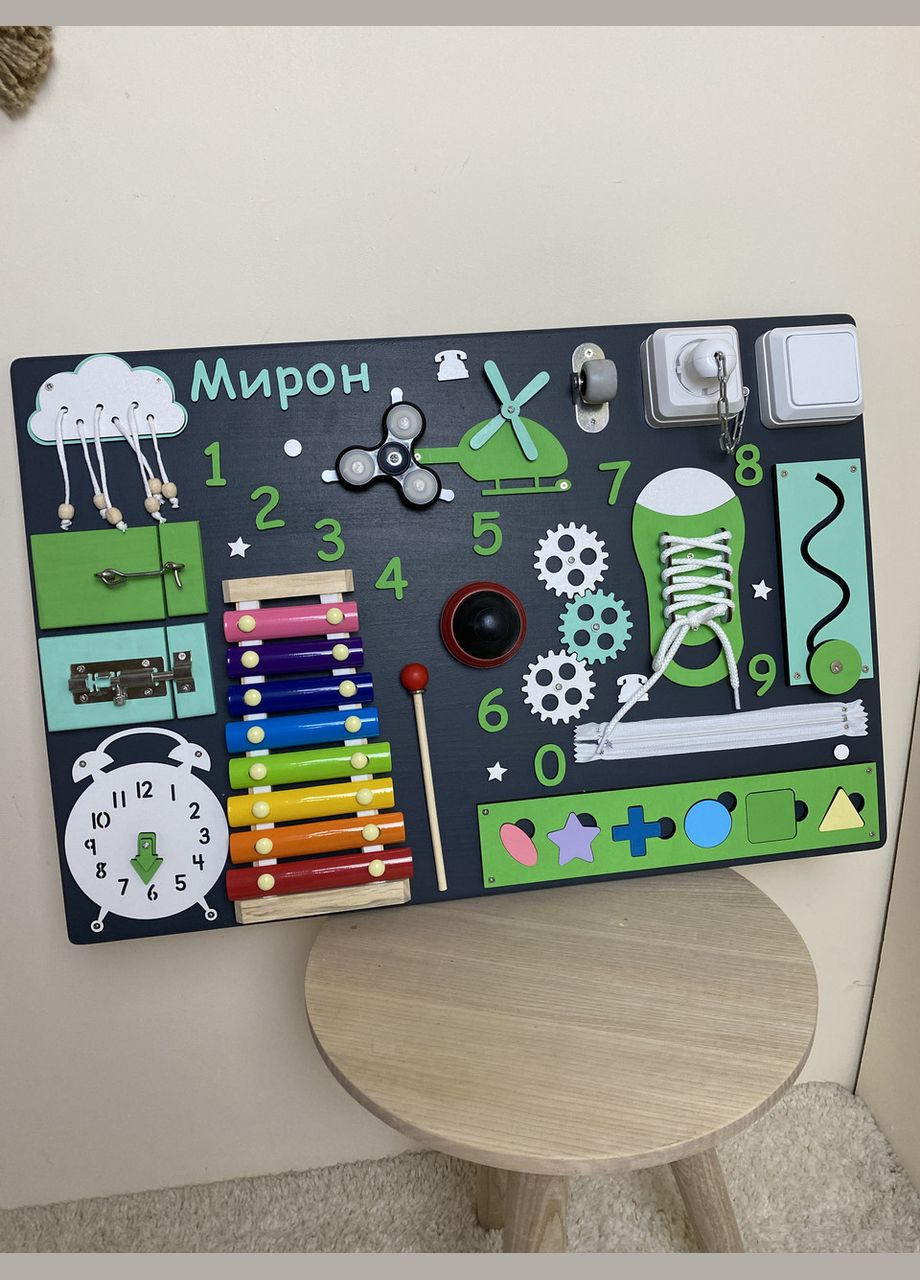 Универсальный бизиборд развивающая игрушка 40х60 см No Brand (355890426)