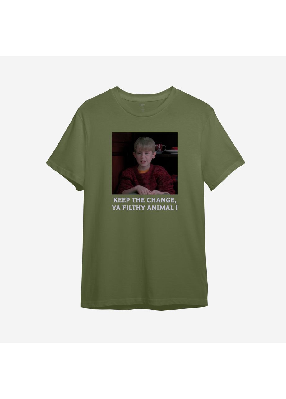 Футболка с принтом "Keep the change, ya filthy animal". Один вдома (1041340847-1) ТiШОТКА (363967727)