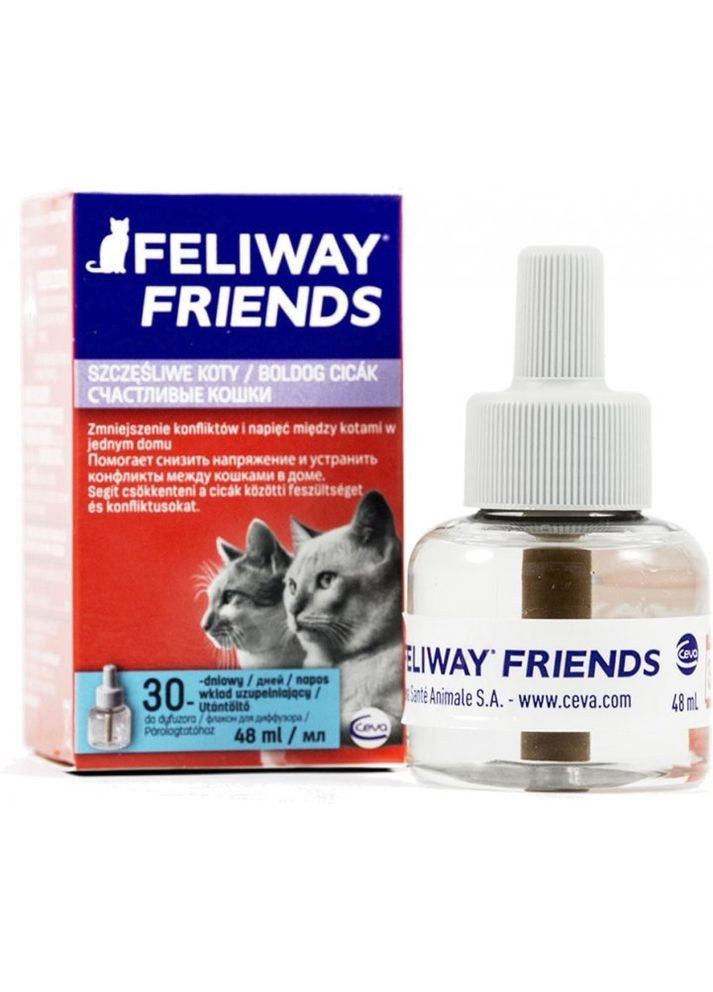 Заспокійливий засіб для котів під час стресу за вмісту кількох кішок у приміщенні Feliway Ceva (279565495)