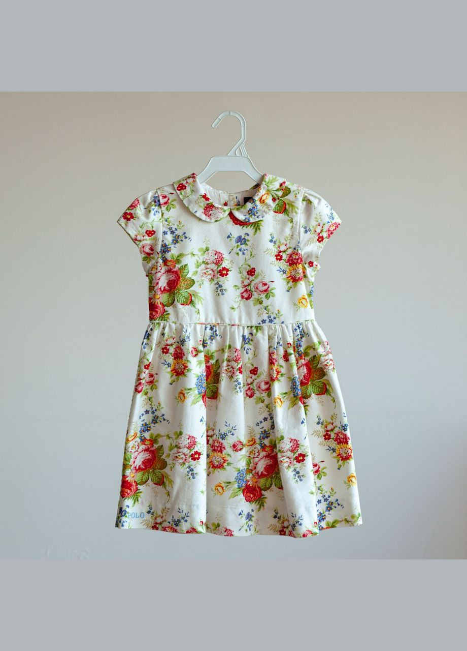 Комбинированное платье цветастое polo Ralph Lauren (295440599)