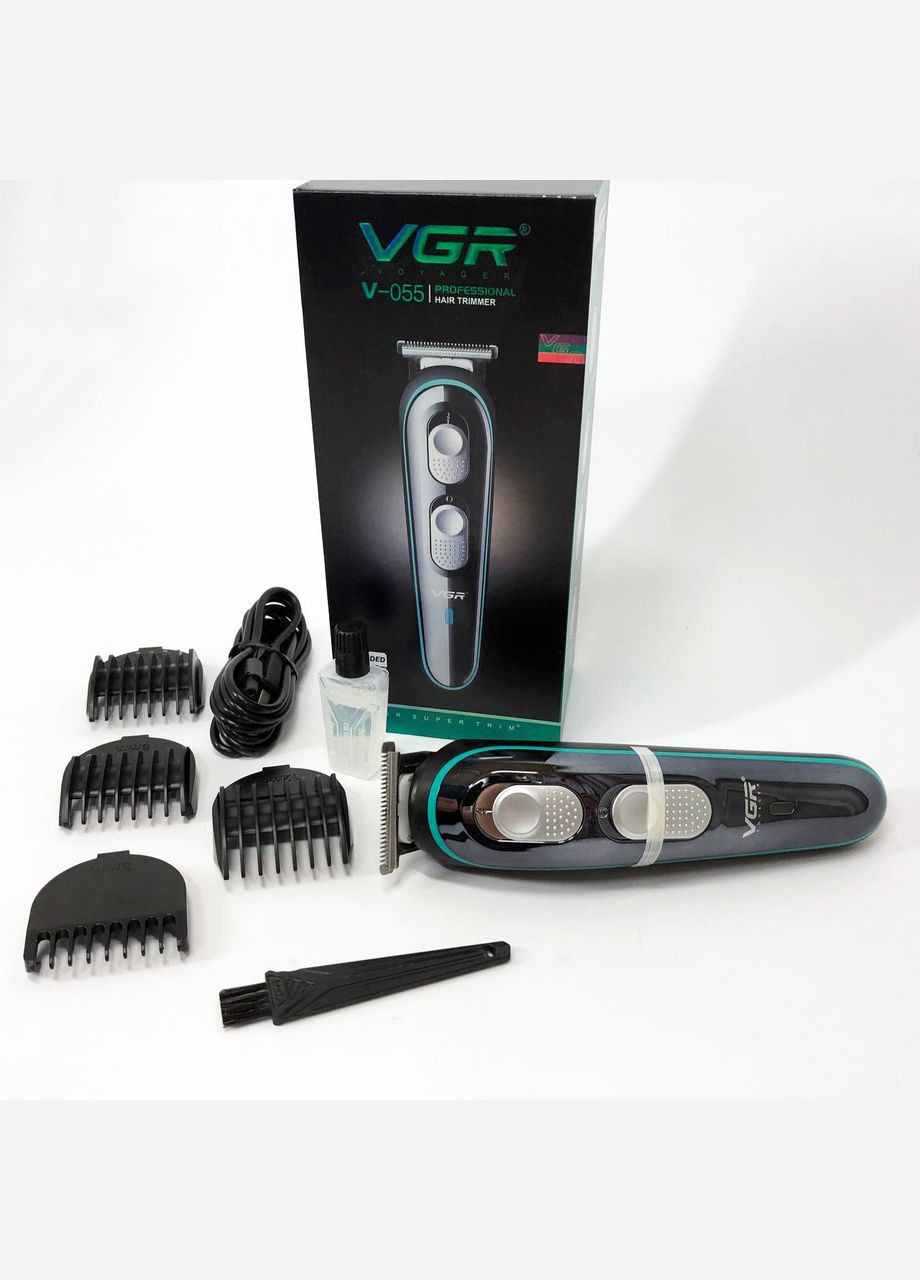 Триммер для бороды от батареек V-055, Беспроводная машинка для стрижки BO-899 для дома VGR (351486337)