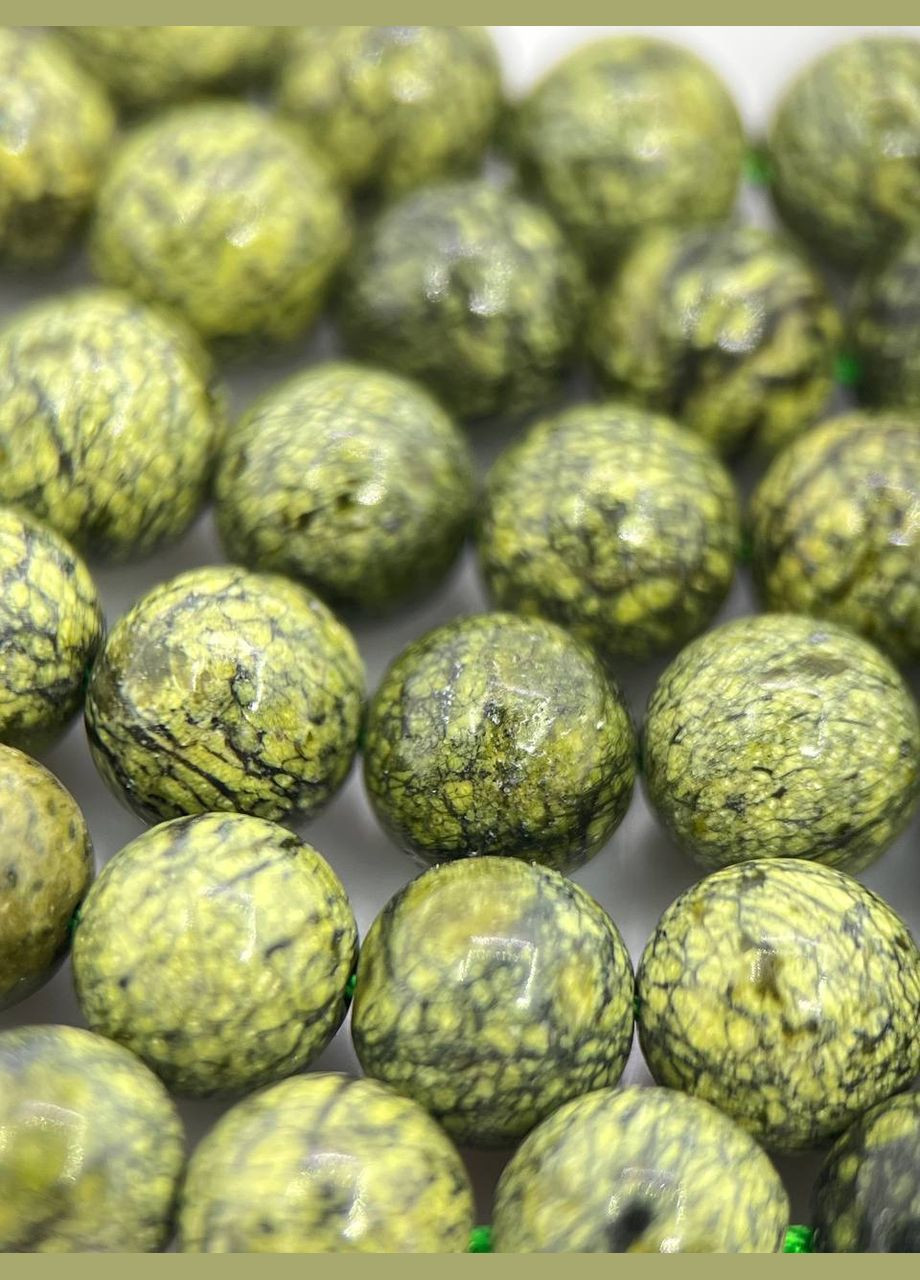 Змійовик на нитці без замка 8 мм 40 см No Brand (316658164)