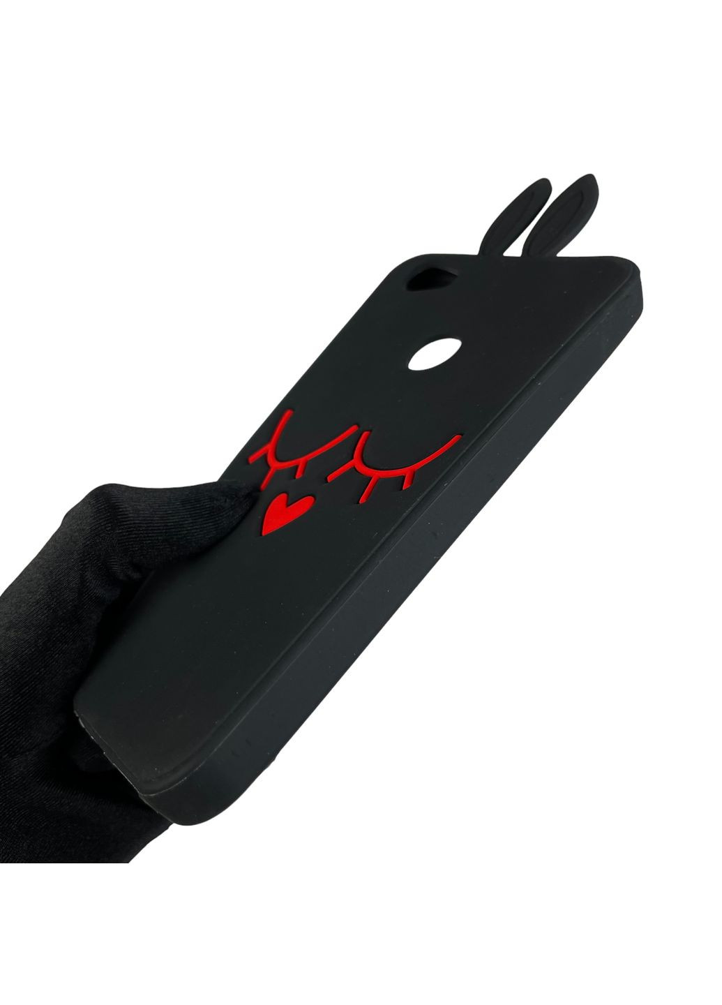 Чехол для Redmi Note 5A детский 3д в форме кролика на сяоми редми нот 5а чёрный Xiaomi (366019332)