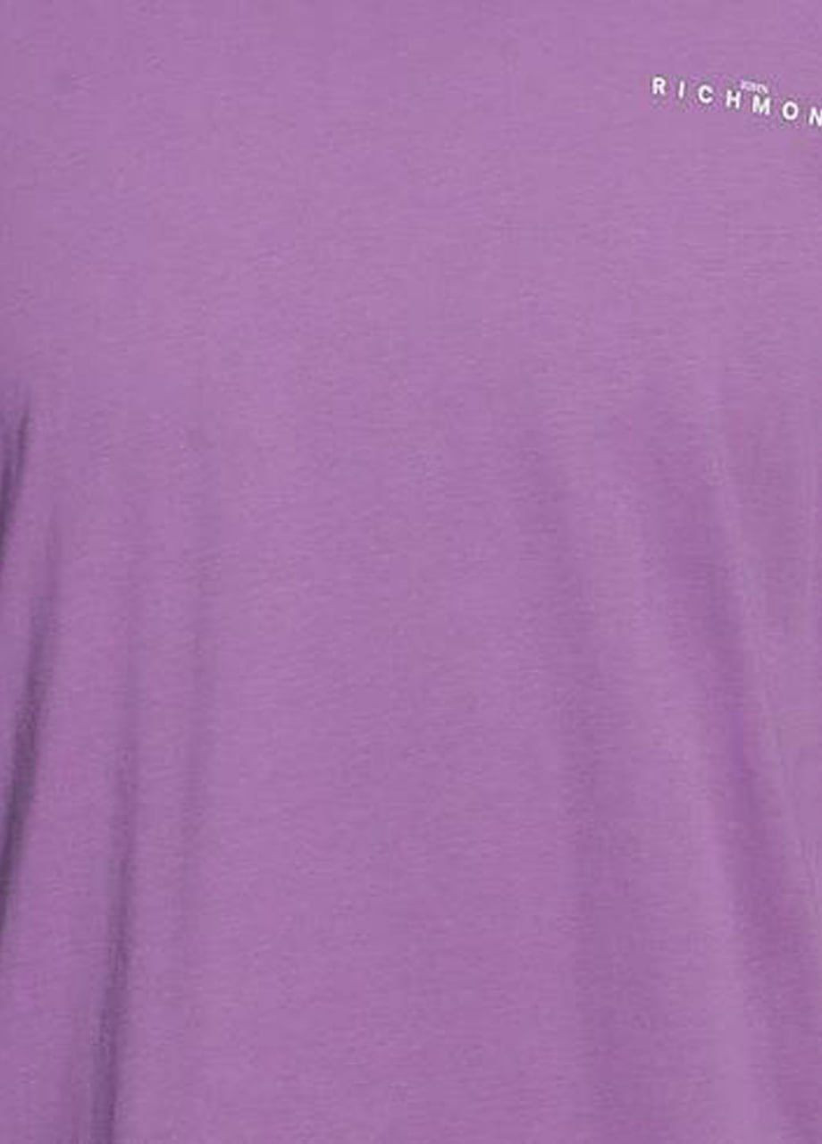 Фиолетовая футболка с коротким рукавом John Richmond
