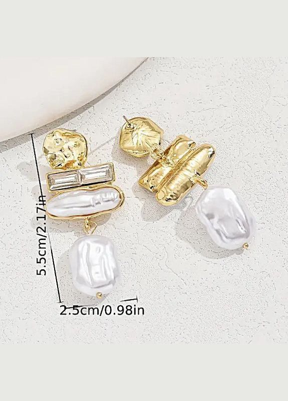 Серьги бижутерия Подвески барокко бусины No Brand (342116474)